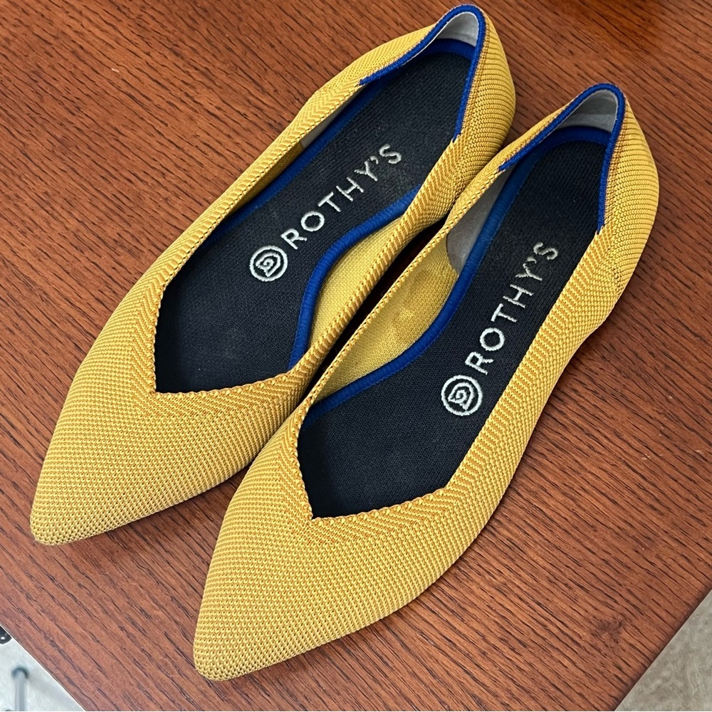 Rothy's The Point Marigold Size 8 Women's Flats (Retired)
